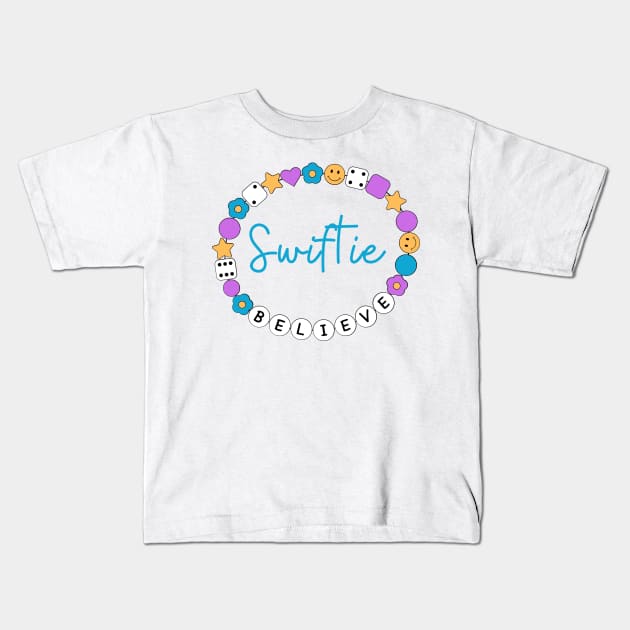 Swiftie Believe Kids T-Shirt by TeawithAlice